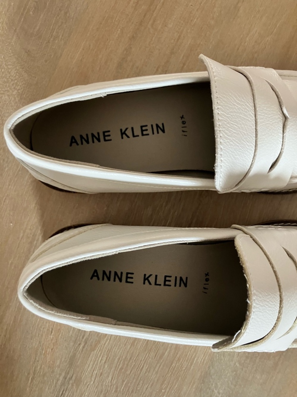 Anne Klein White Everly Penny Loafer - Picture 3 of 9